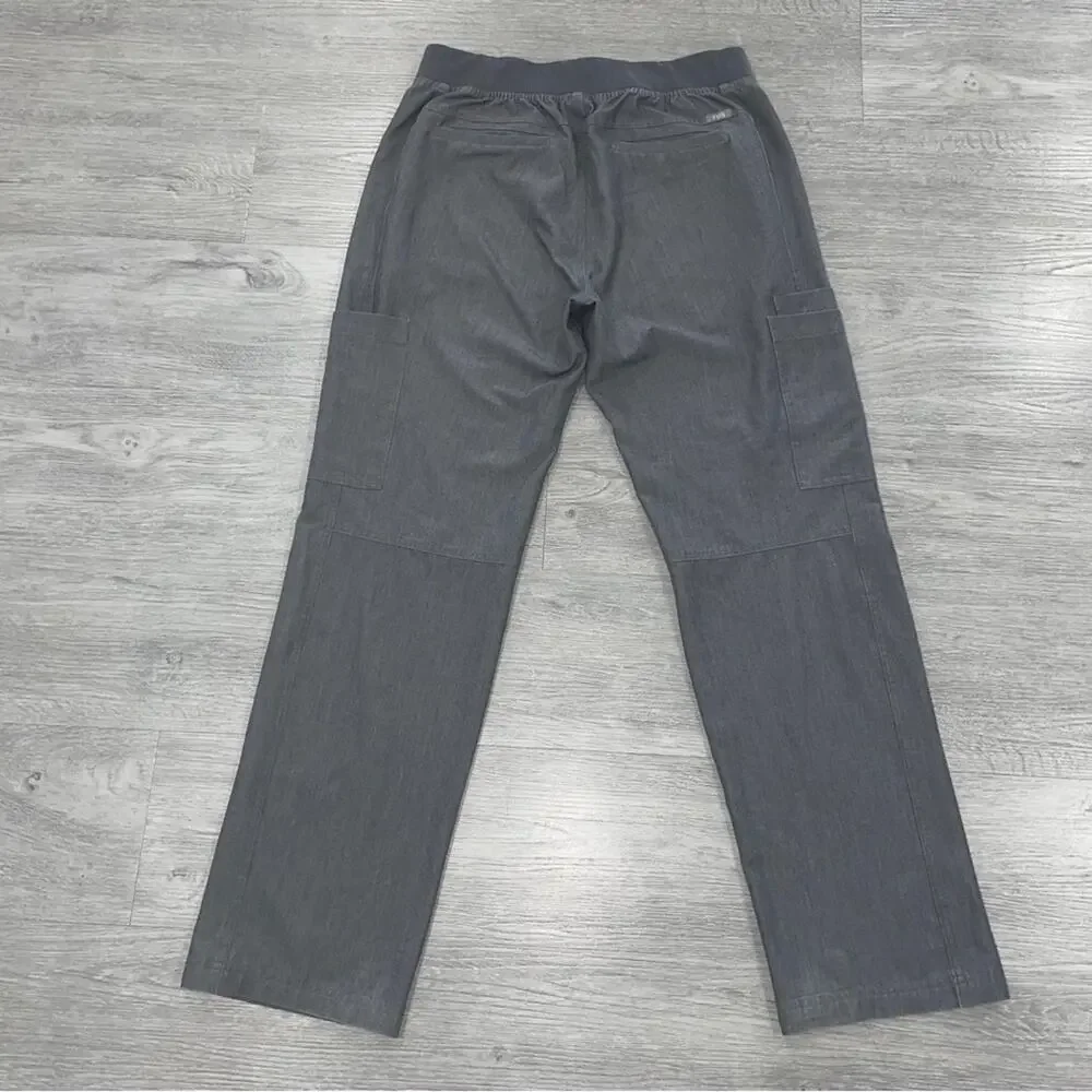 FIGS Axim Cargo Scrub Pant Men’s Medium Gray T2001 Technical Collection
